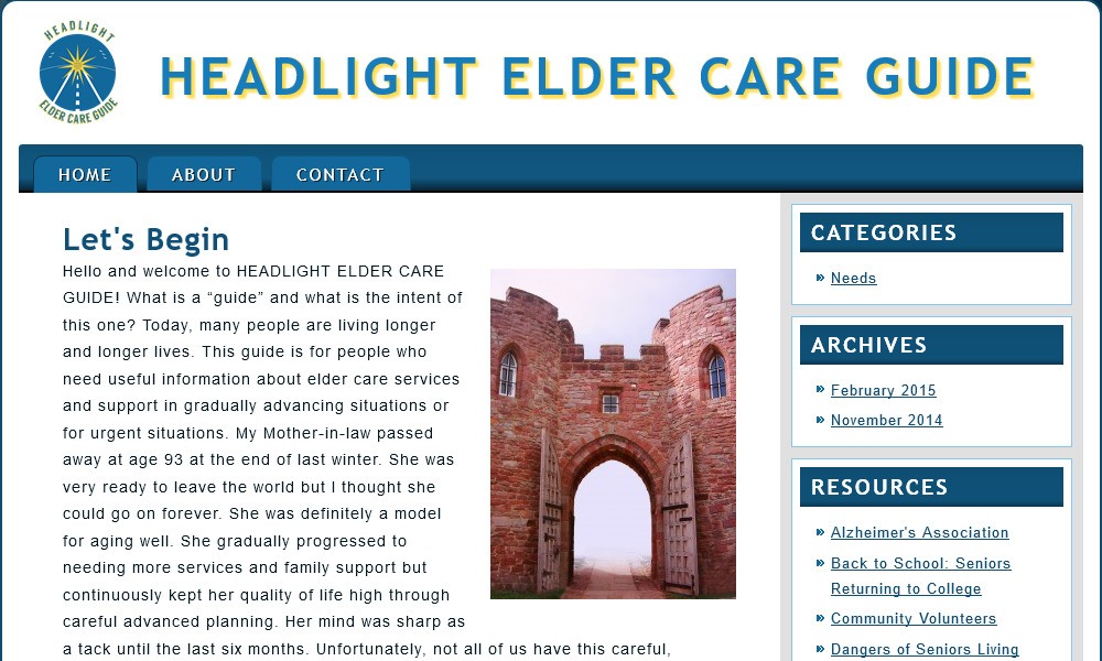 Headlight Elder Care Guide