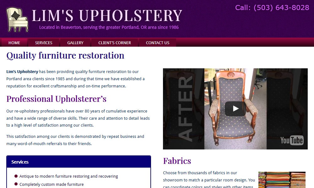 Lim's Upholstery
